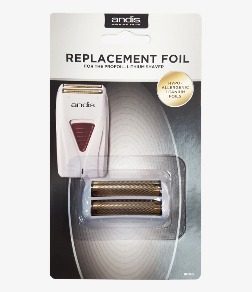 Andis Profoil Lithium Titanium Foil Assembly - Andis Replacement Cutters And Foil, transparent png #5240966