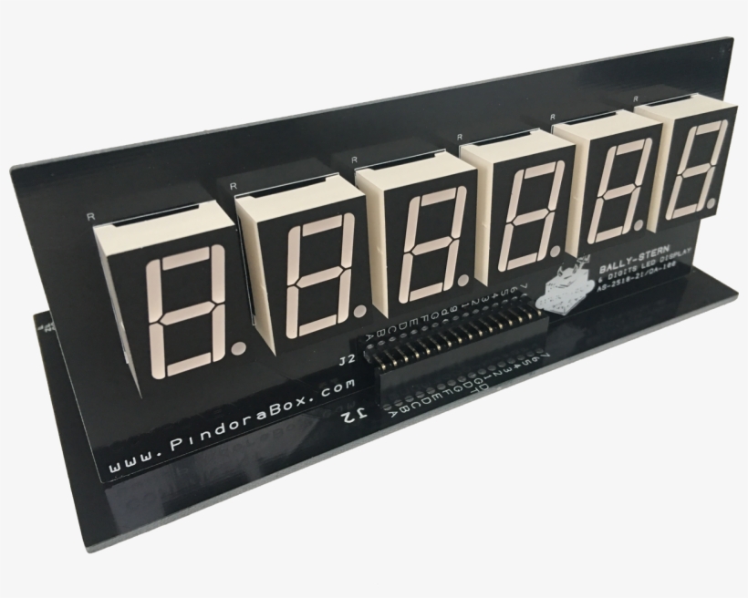 Display 6 Digit Bally/stern - Numerical Digit, transparent png #5241330