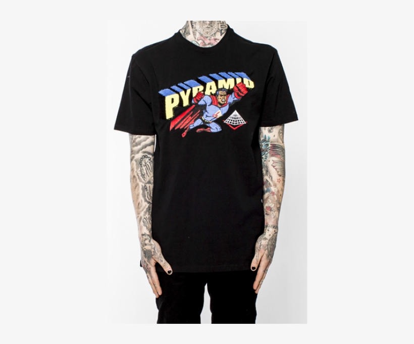 Super Pyramid Tee - Chris Brown Black Pyramid T Shirt, transparent png #5241428