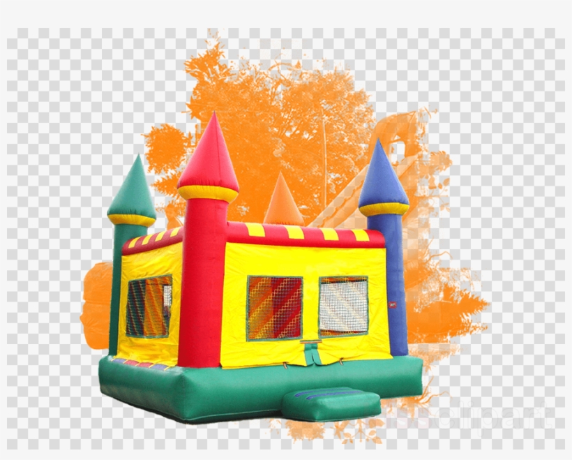 Bounce House Free Clipart Inflatable Bouncers Clip - Happy Birthday, Daughter-in- Law Card, transparent png #5241651