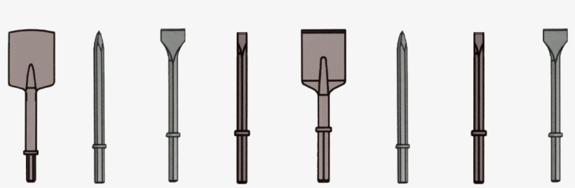 Manufactured From High Quality Steel, Which Is Then - Different Jack Hammer Bits, transparent png #5241705