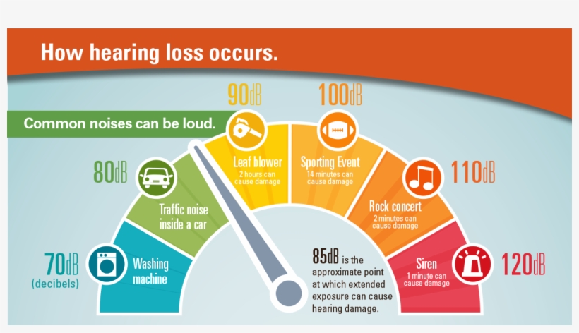 How Loud Is Too Loud - Hearing Damage, transparent png #5241964