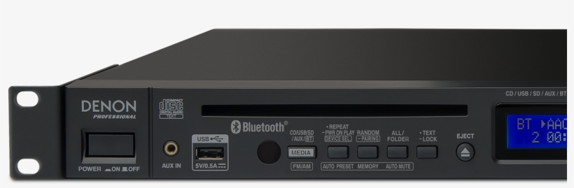 Dn300z Buttons - Denon Dn-300z Media Player With Bluetooth Receiver, transparent png #5243011