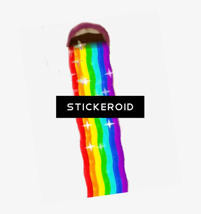 Snapchat Filter Rainbow Tongue Rainbow Mouth - Graphic Design, transparent png #5243016