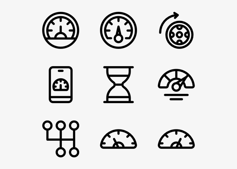 Speedometer & Time - Friends Icon Png, transparent png #5243123