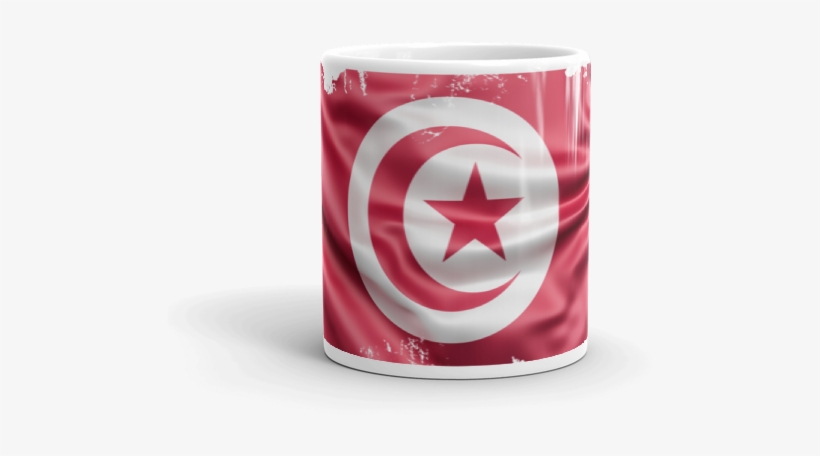 Mug Mondial 2018 Tunisia Flag - Tunisia, transparent png #5243759
