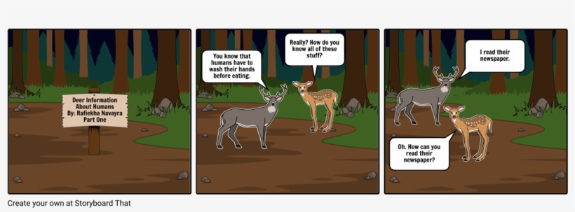Deer Information About Humans - Cartoon, transparent png #5243829