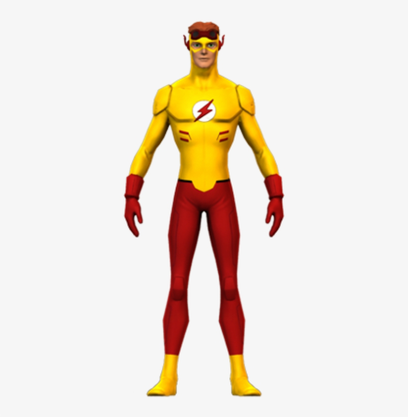 Flash Man 3d Model - Wally West Young Justice Suit, transparent png #5244224