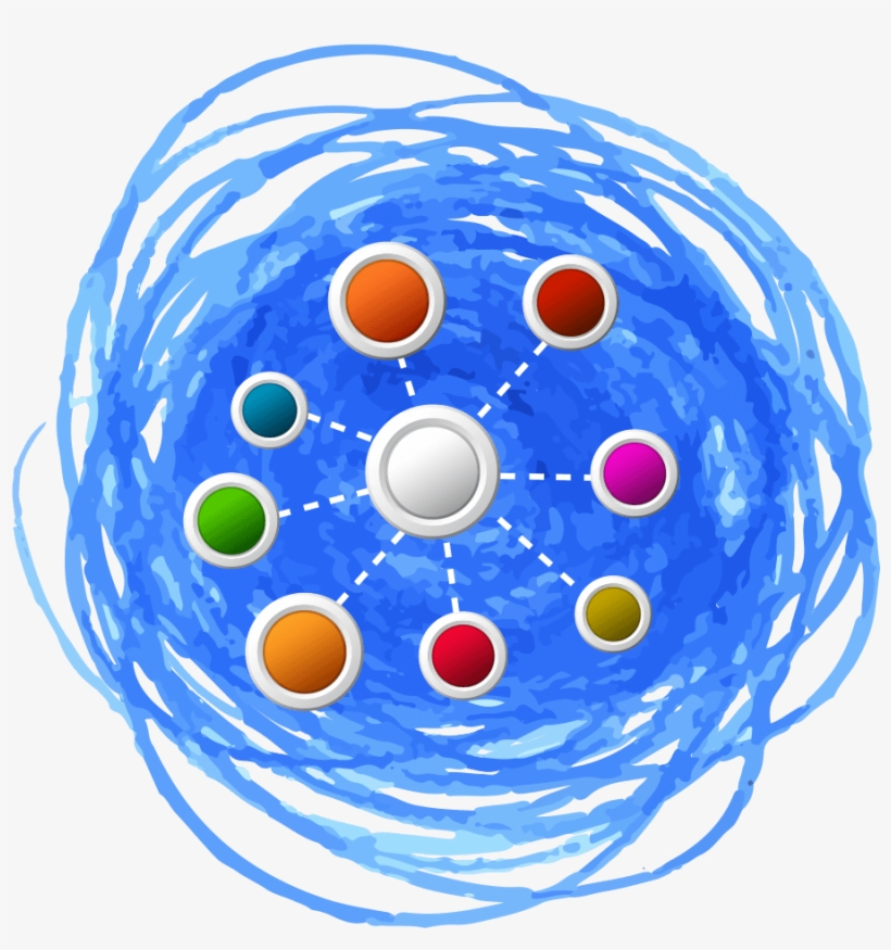 Join The Dots Download Icon - Circle, transparent png #5245154