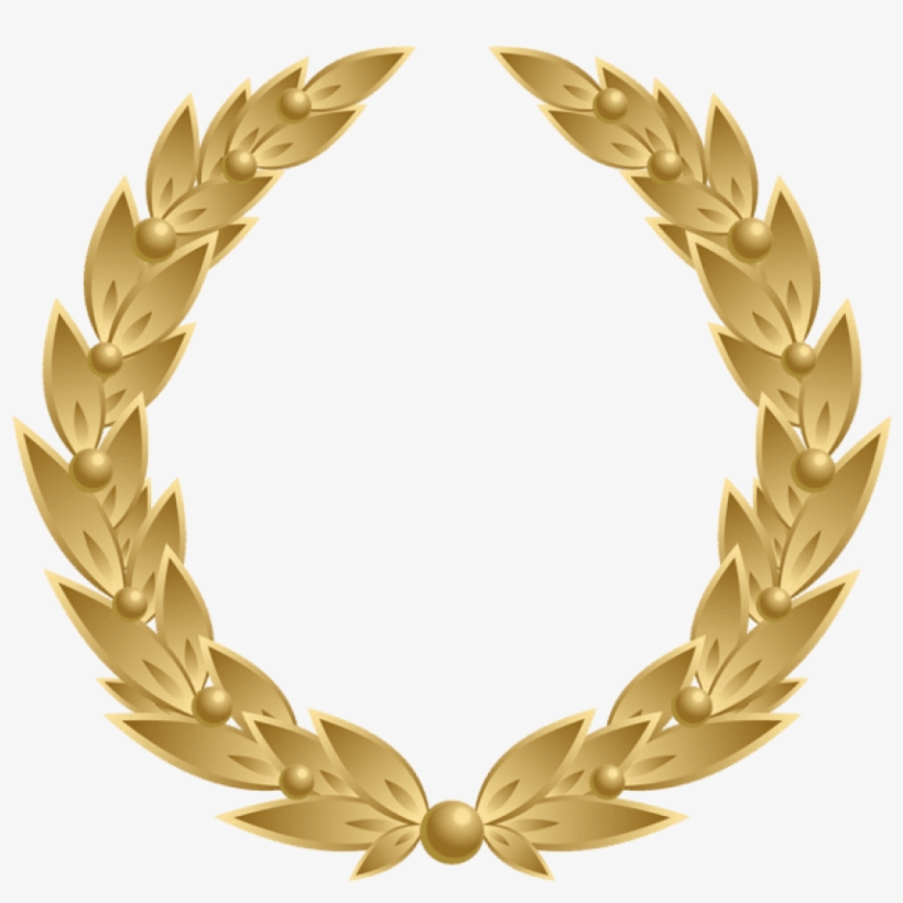 Free Png Gold Wreath Transparent Png Images Transparent - Portable Network Graphics, transparent png #5245341