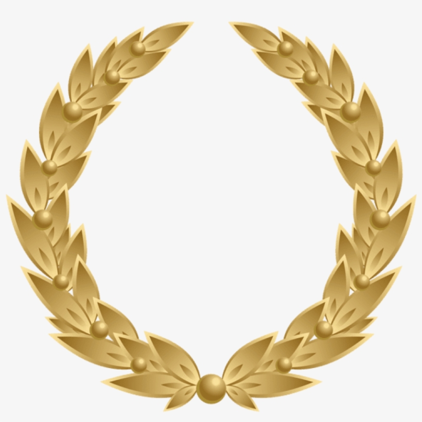 Free Png Gold Wreath Transparent Png Images Transparent - Portable Network Graphics, transparent png #5245341