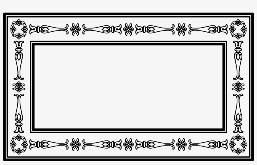 Picture Frames Line Art Color Tile Flower - Clip Art, transparent png #5246205
