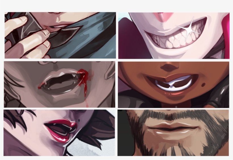 *seduce Seduce* I Prefer My Lips To My Eyes In My Art - Anime, transparent png #5246395