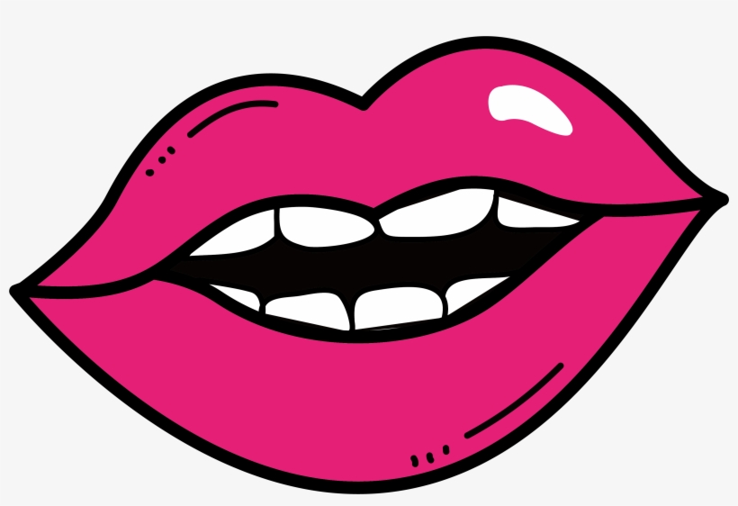 Lip Clip Art Pink Lips Transprent Png - Rosy Lips Clip Art, transparent png #5246623