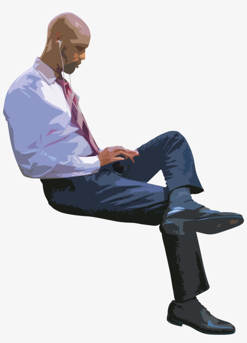 Next - Man Sitting Png, transparent png #5247278