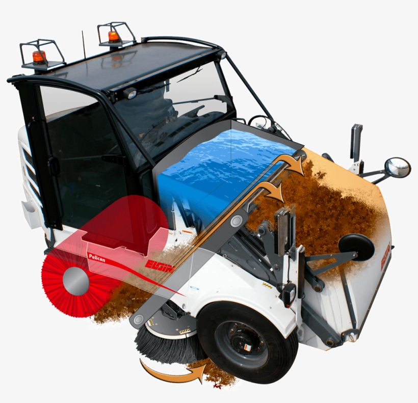 Vactor 2100 - Elgin Pelican Sweeper, transparent png #5247335