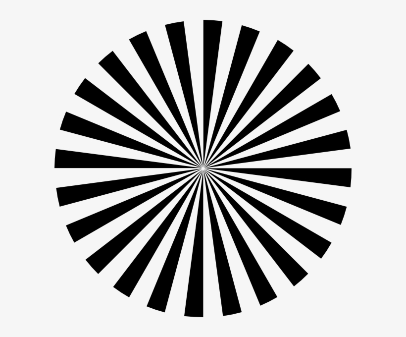 Black Sunburst Clip Art At Clker - Ornament, transparent png #5247734