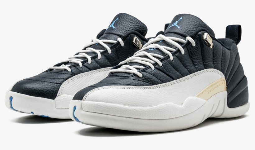 The Daily Jordan - Jordan 12 Low Top Blue, transparent png #5248115