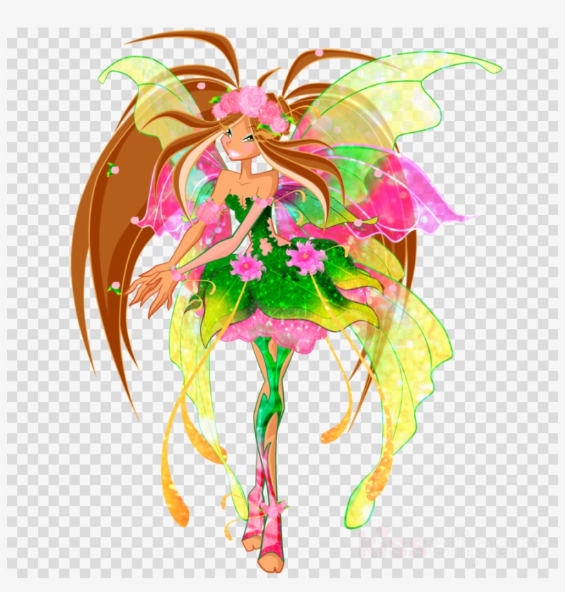 Winx Club Clipart Flora Bloom Tecna - Winx Club, transparent png #5248427