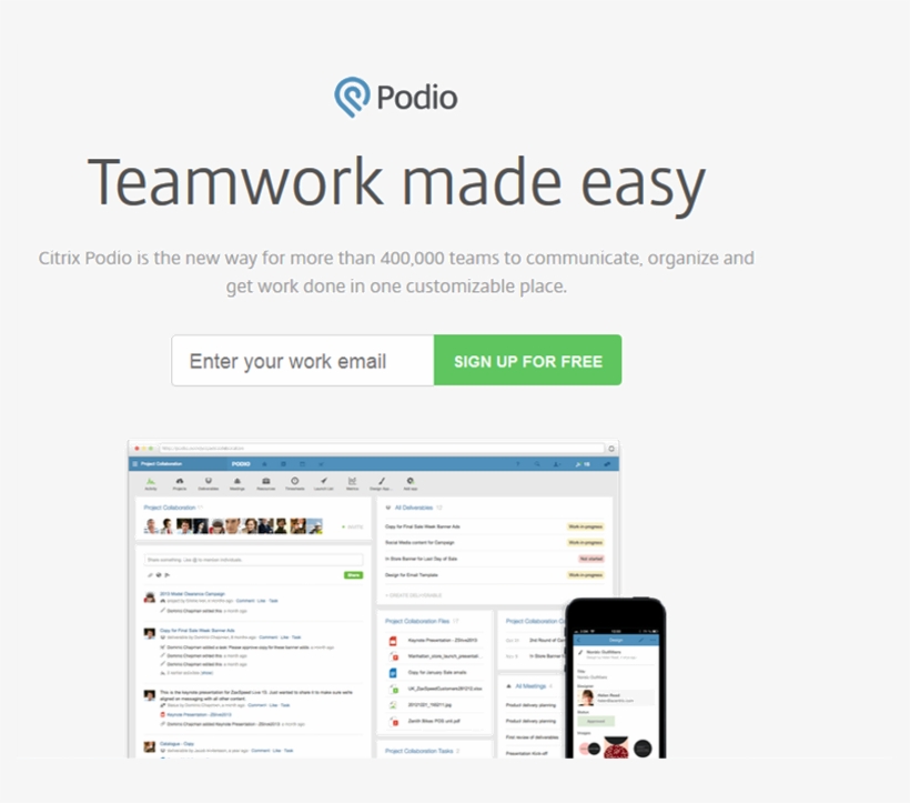 내 업무의 콘트롤 타워 Podio - Podio, transparent png #5249426