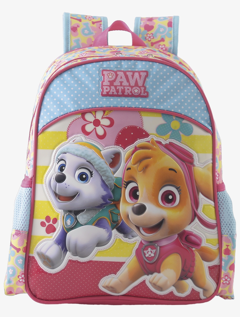 Mochila Patrulha Pup Pals Conteudo - Paw Patrol Girl Melamine Plate, transparent png #5250607