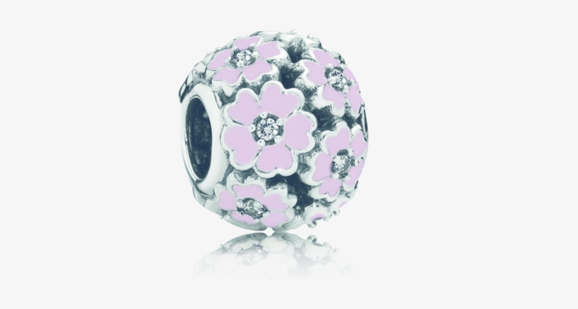 Pandora Pink Primrose Meadow Charm, transparent png #5250766