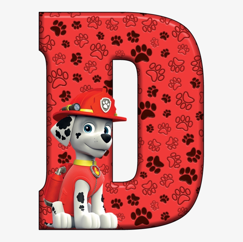 Letra H Patrulha Canina Clipart Letter Alphabet Patrol - Alfabeto Decorado Da Patrulha Canina, transparent png #5250953
