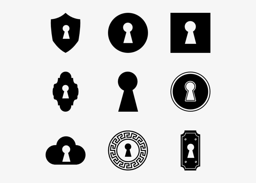 Keyholes - Flaticon, transparent png #5251553