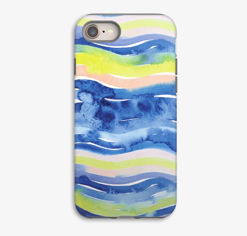 Wavy Blue Case Iphone 8 Tough - Iphone Xs, transparent png #5251826