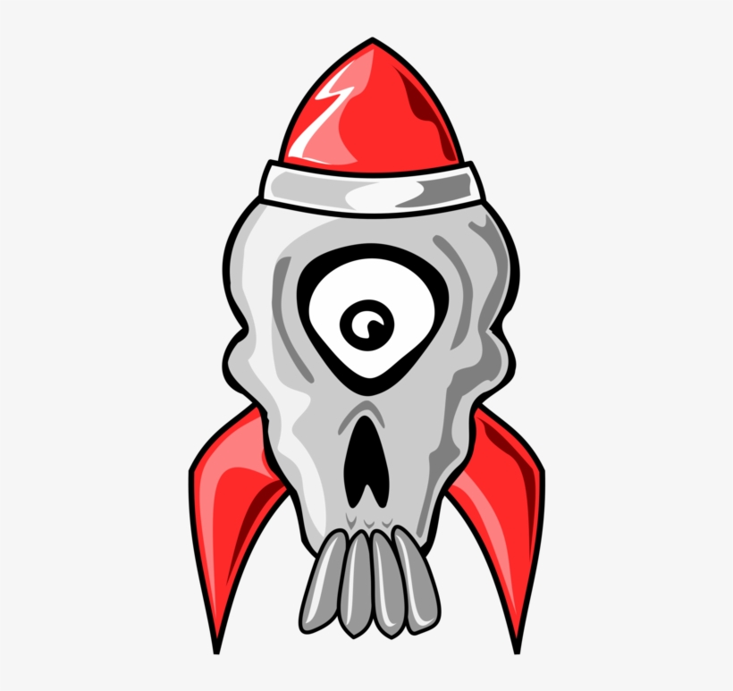 Nuclear Weapon Bomb Sticker Skull Bone - Skull, transparent png #5252024