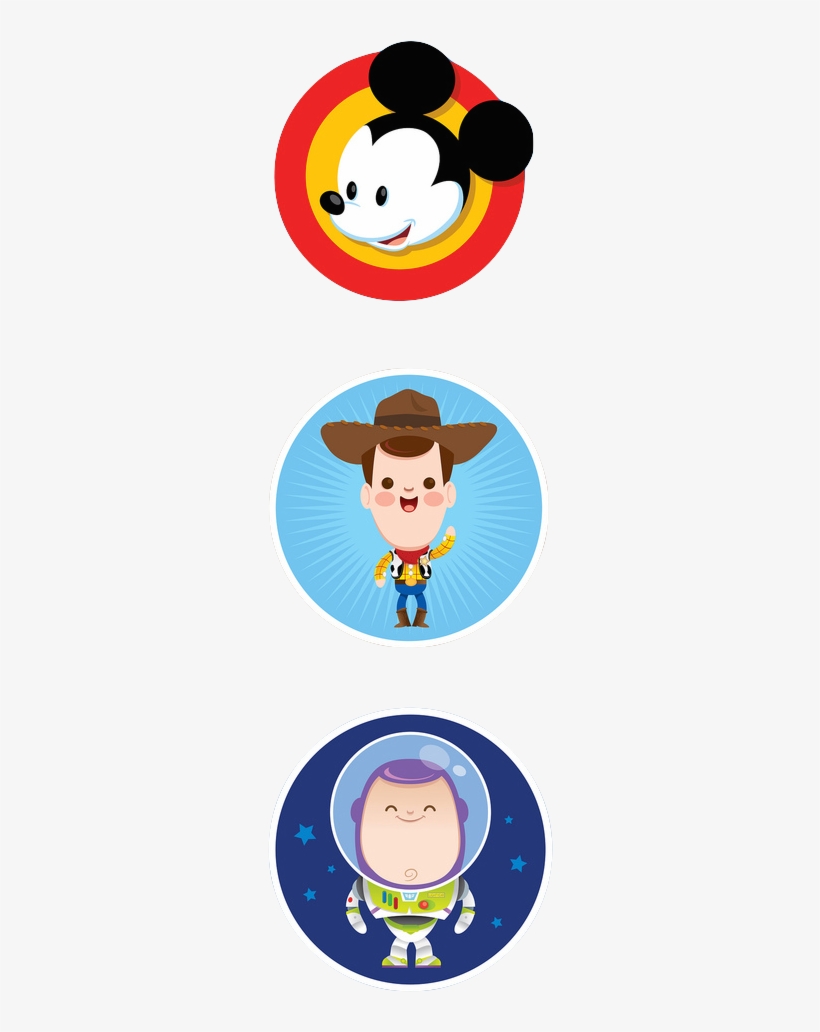 Mickey, Woody & Buzz - Toy Story, transparent png #5252076