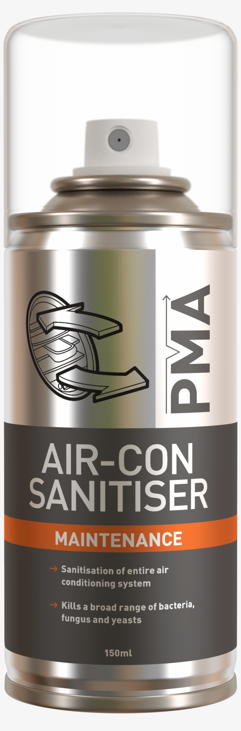 Pma White Grease - Pma - Air-con Sanitiser Aerosol 150ml Acon, transparent png #5252077