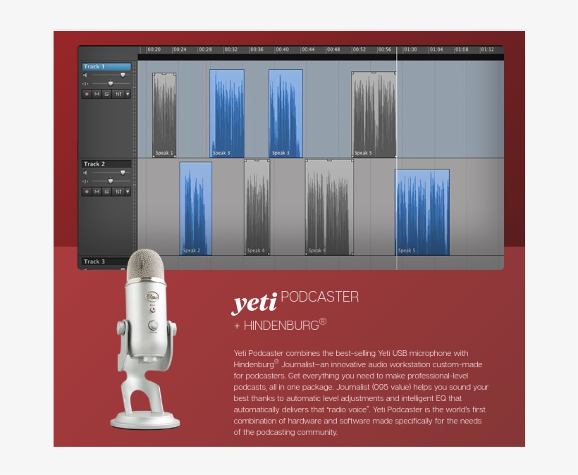 Yeti Usb Microphone - Brochure, transparent png #5252440