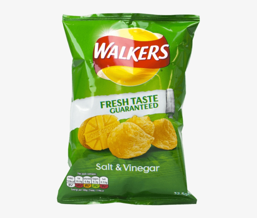 Votes - Walkers Crisps Salt And Vinegar, transparent png #5253839