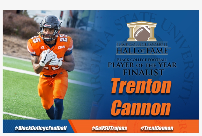 Vsu's Trenton Cannon Named Finalist For The Black College - Spentex, transparent png #5255350