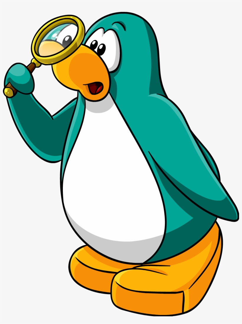 Norman Swarm - Penguin With Magnifying Glass, transparent png #5255661