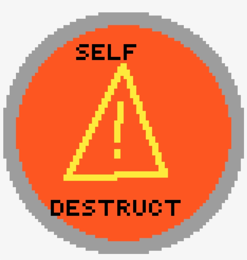 Poorly Drawn Self Destruct Button - Basketball Pixel Art, transparent png #5256626