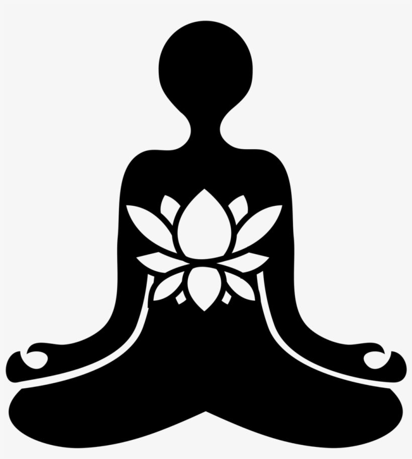 Meditations - Spa Clip Art Black And White, transparent png #5256957