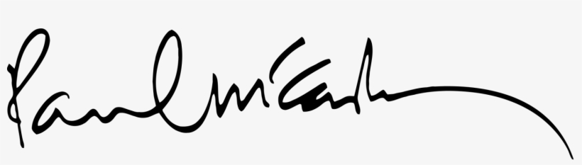 Paul Mc Cartney签名 - Paul Mccartney Signature, transparent png #5257192