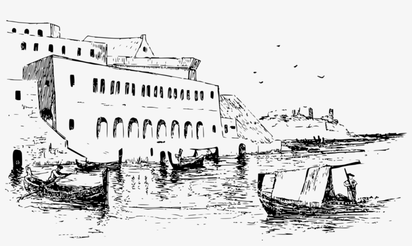 Line Art Torpedo Boat Cartoon New Guinea Lazaretto - Cartoon, transparent png #5257769