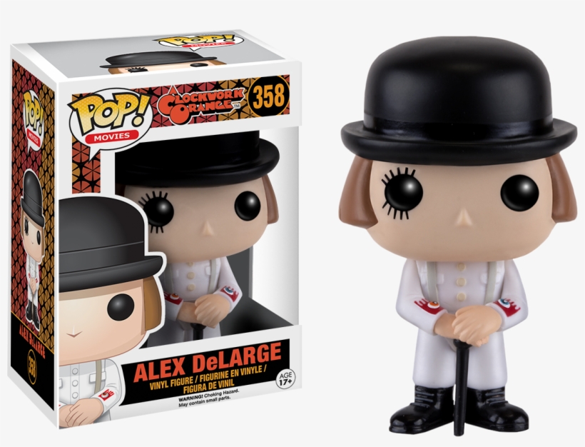 Alex Delarge Pop Vinyl Figure, transparent png #5258190