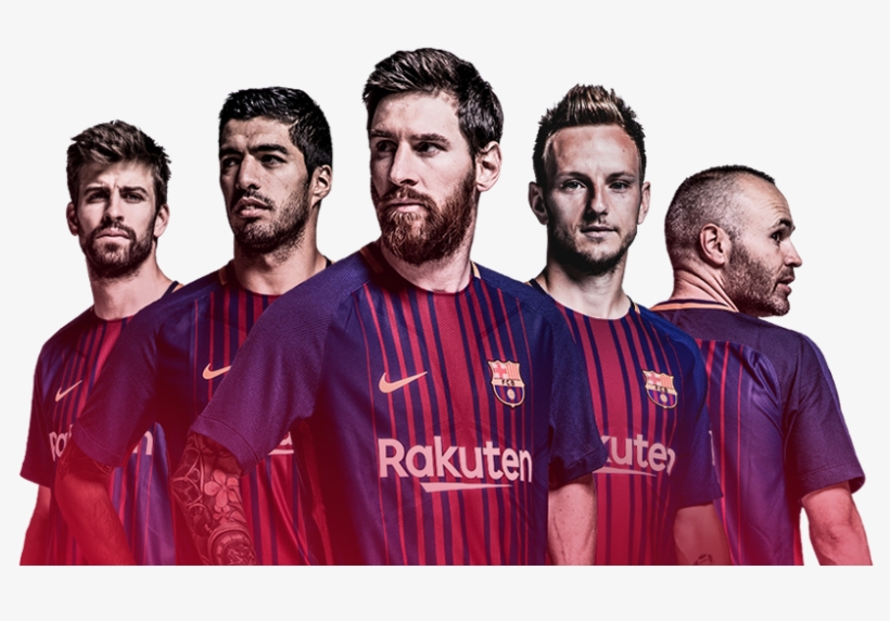Jogadores Barcelona Png - Barcelona Fc Squad Png, transparent png #5258606