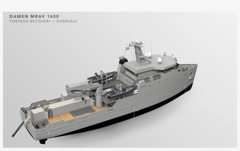 Multi Role Auxiliary Vessel - Damen Ships, transparent png #5258700