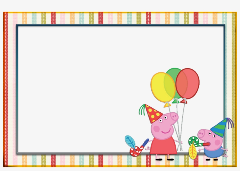 Vectores Para Cumpleaños - Peppa Pig Birthday Clipart, transparent png #5259429