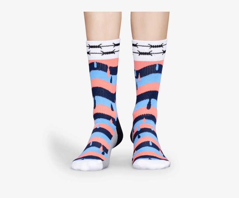 Athletic Montana Drips Sock - Happy Socks Montana, transparent png #5260012