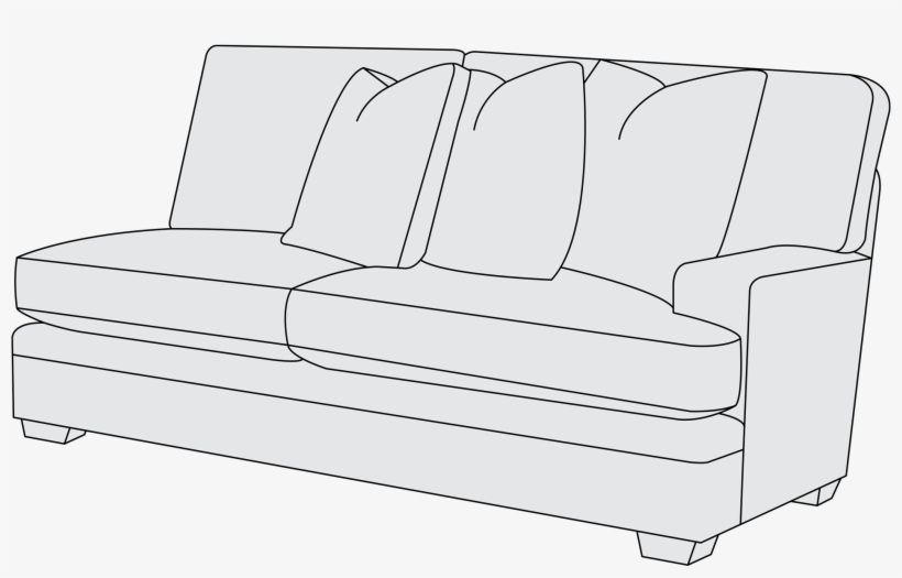 Studio Couch, transparent png #5260257