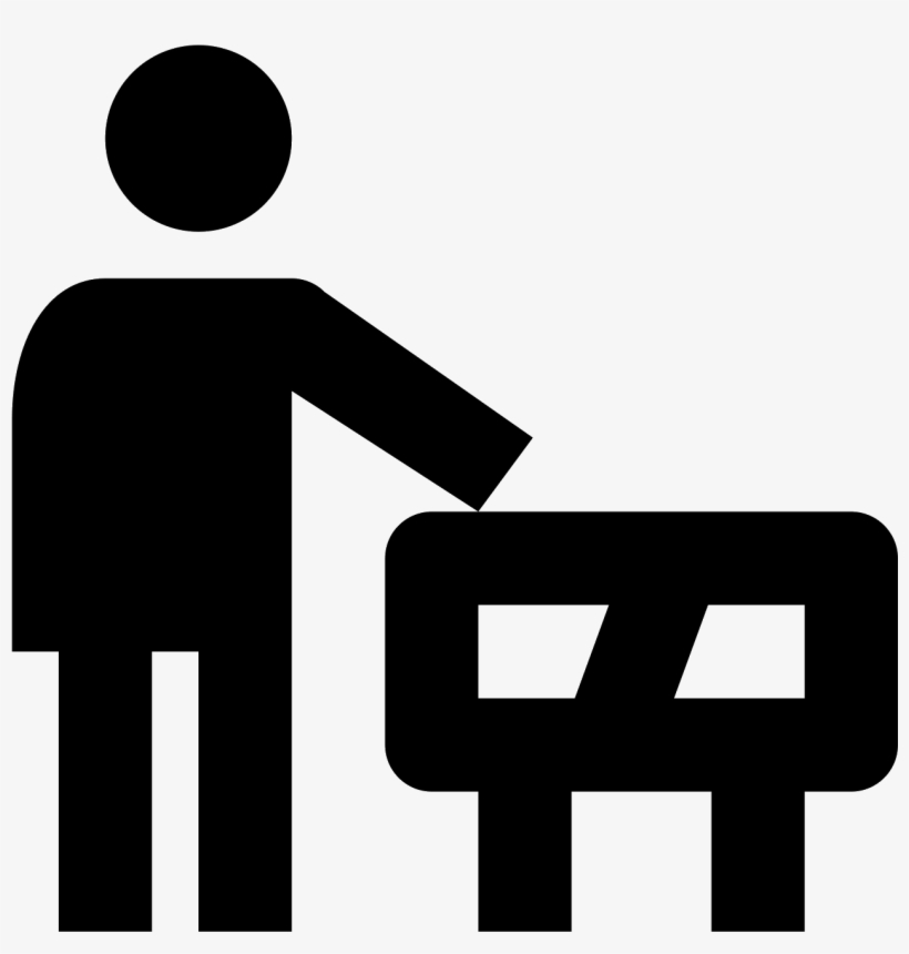 The Icon Is The Shape Of A Human With His Right - Icon, transparent png #5260470