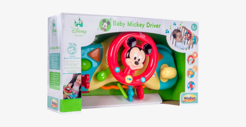 Centro De Actividades Mickey Bebe Conductor - Disney Baby, transparent png #5260940