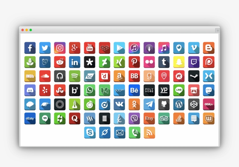 Social Media Follow Buttons Bar Pro - Social Media, transparent png #5263045