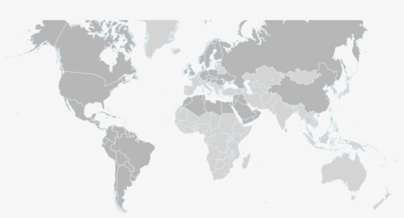 Latin America - World Map, transparent png #5263983